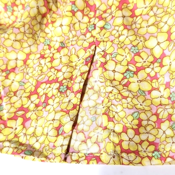 Wild Fable Vibrant Yellow Floral Sleeveless Dress Size Small NEW - Picture 3 of 7
